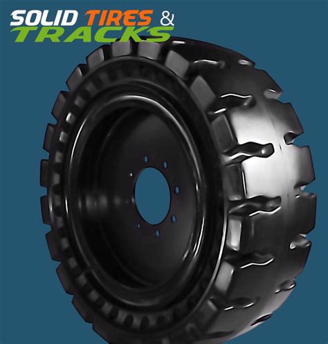 solid skid steer tire sizes